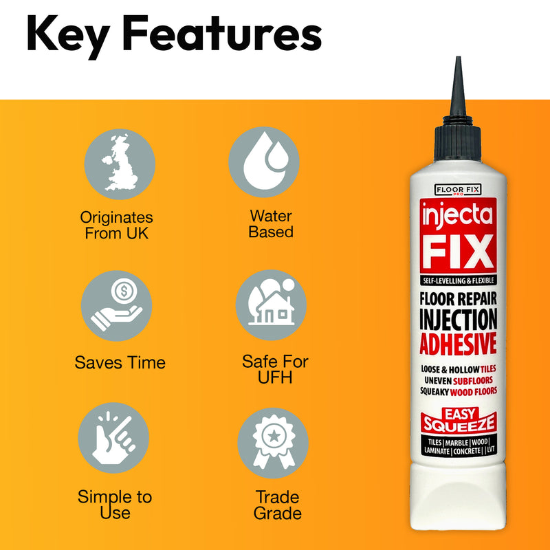 Cargue la imagen en el visor de la galería, Injectafix Easy Squeeze 300ml Extra Strength Bonding Adhesive with Easy Squeeze System - Floor Fix Pro Flooring Adhesives