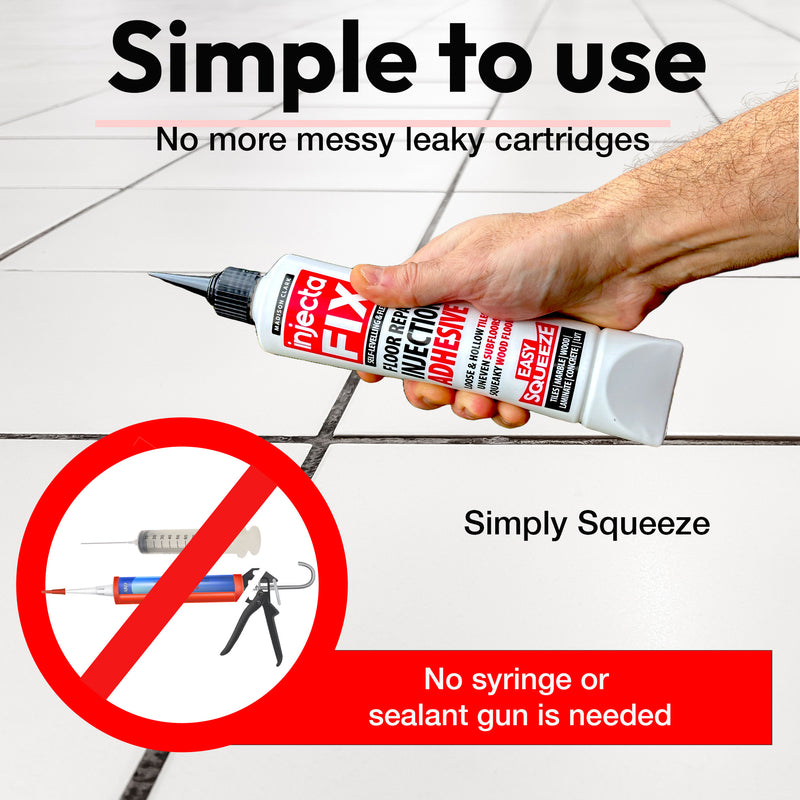 Cargue la imagen en el visor de la galería, Injectafix Easy Squeeze 300ml Extra Strength Bonding Adhesive with Easy Squeeze System - Floor Fix Pro Flooring Adhesives