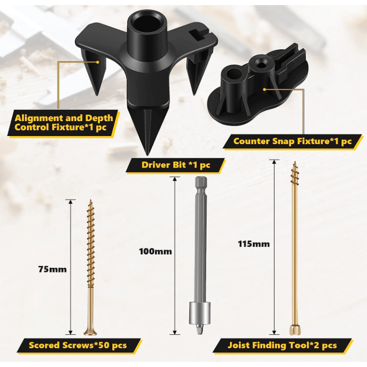 Cargue la imagen en el visor de la galería, Stop Squeak Repair Kit - Fix Creaky Wood and Carpeted Floors - Floor Fix Pro Squeaky Floor Repair