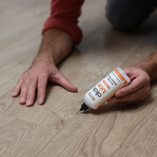 Click Lube - Lubricant for Squeaky Click System Floors - Floor Fix Pro Squeaky Floor Repair Products