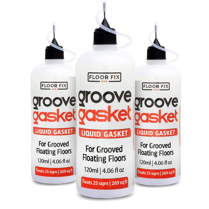Cargue la imagen en el visor de la galería, Groove Gasket  - Liquid Gasket for Squeaky Click System Floors - Floor Fix Pro Squeaky Floor Repair Products
