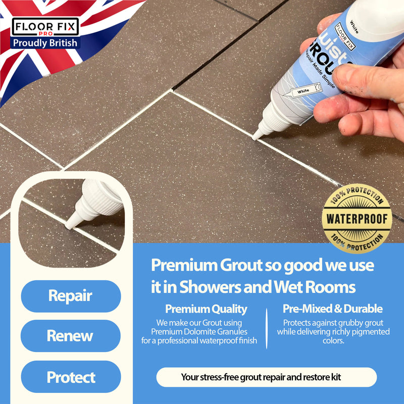 Cargue la imagen en el visor de la galería, Twist &amp; Grout - Tile Grout Revive And Restore Kit - Floor Fix Pro Loose Tile &amp; Hollow Floor Adhesive
