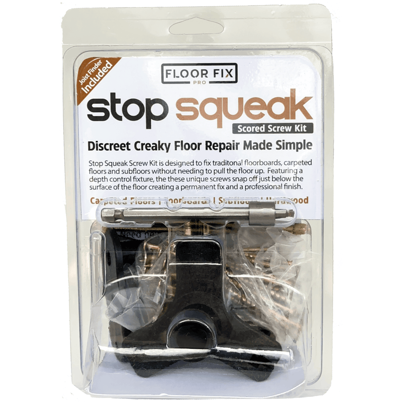 Cargue la imagen en el visor de la galería, Stop Squeak Repair Kit for Suspended Wood Floors, Carpeted Floor and Stairs
