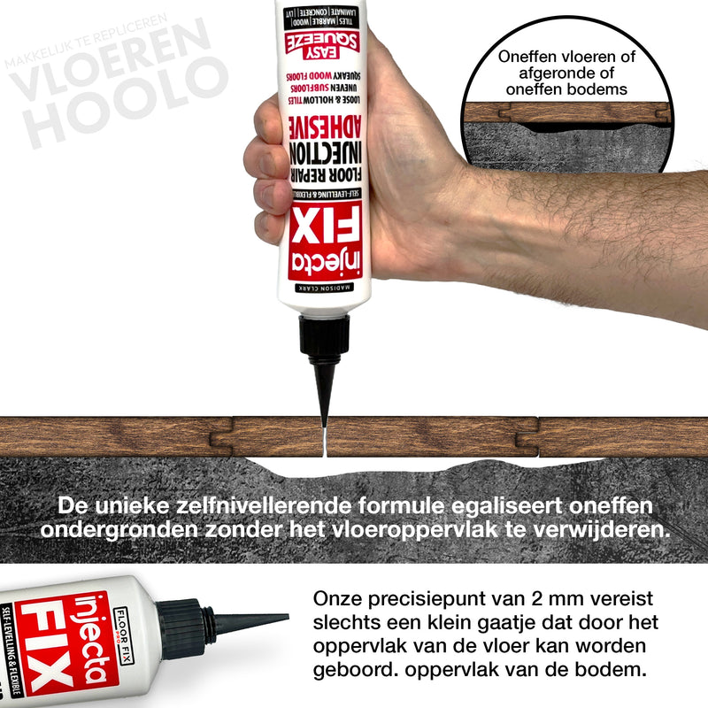 Cargue la imagen en el visor de la galería, Injectafix Easy Squeeze 300ml - Floor Fix Pro Loose Tile &amp; Hollow Floor Adhesive
